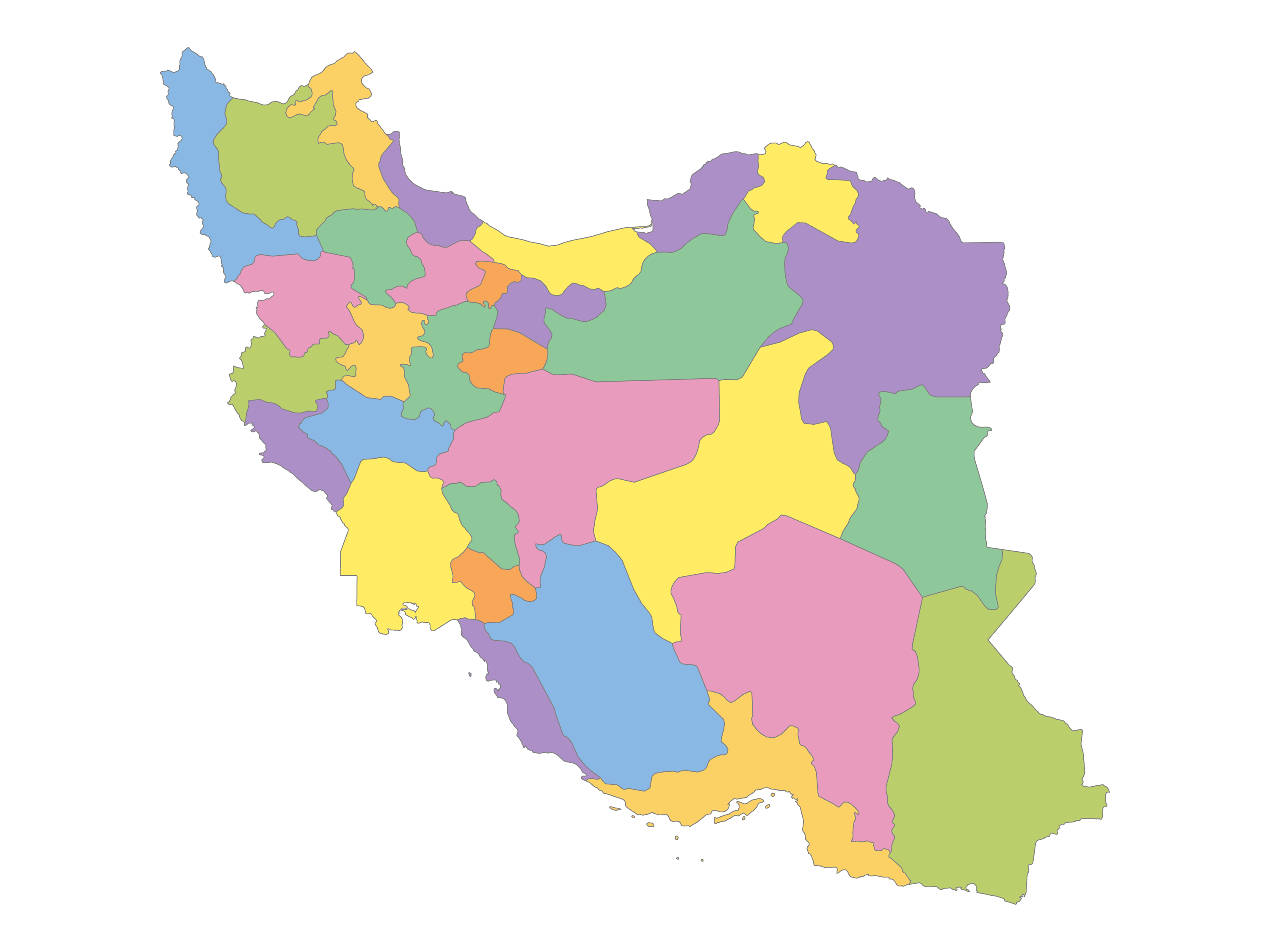 وکتور نقشه ایران ، جهان ، دنیا ، شهرها و راههای ایران با کیفیت بسیار بالا