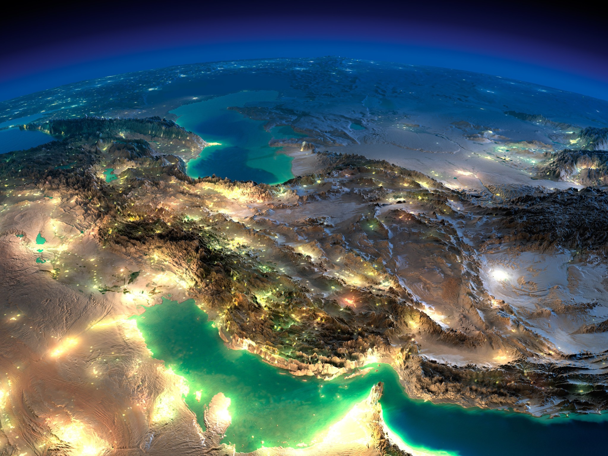 نقشه ایران ، جهان ، دنیا ، شهرها و راههای ایران با کیفیت بسیار بالا و عکس ناسا