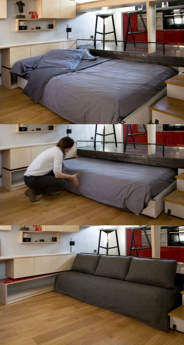  تخت خواب مناسب برای اتاق خواب های کوچک